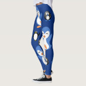 Pinguine, blau-schwarz-Leggings Leggings (Links)