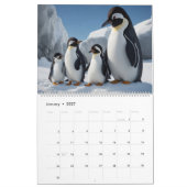 Pinguine Calendar Kalender (Jan 2027)