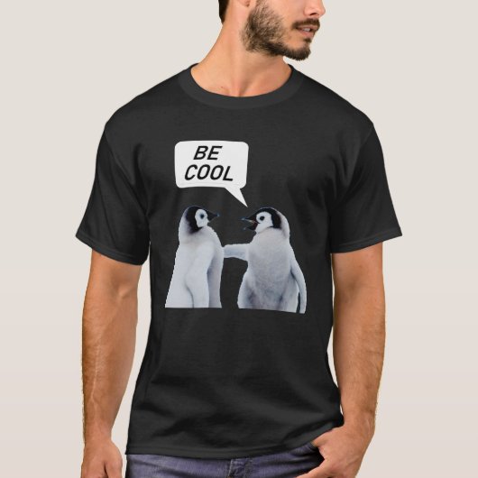 Pinguine Cool Albern T-Shirt (Vorderseite)