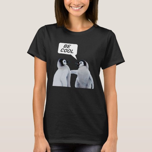 Pinguine Cool Albern T-Shirt (Vorderseite)