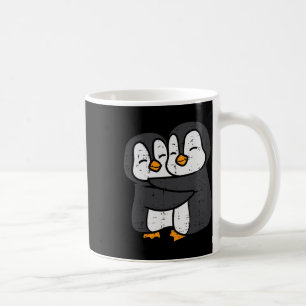 Pinguine Couple Hug Niedlich Männer Jungen Mädchen Kaffeetasse
