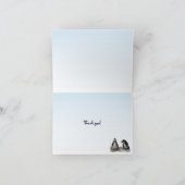 Pinguine Dankeskarte (Innenseite)