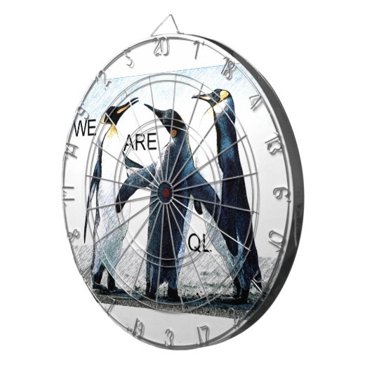 Pinguine Dartscheibe (Vorderseite rechts)