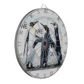 Pinguine Dartscheibe (Vorderseite Links)