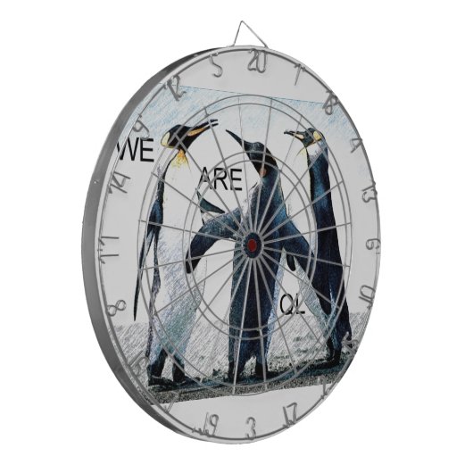 Pinguine Dartscheibe (Vorderseite Links)