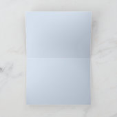 Pinguine der Familie begrüßen Karte (Innenseite)