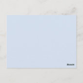 Pinguine der Familie Postkarte (Rückseite)