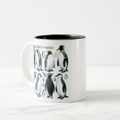 Pinguine der Tasse der Welt, Niedliche Pinguin-Kaf (Vorderseite Links)
