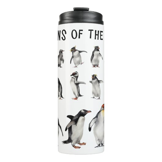 Pinguine der Welt Thermosbecher (Vorderseite)