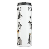 Pinguine der Welt Thermosbecher (Rückseite)