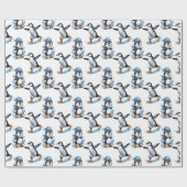 Pinguine Design Geschenkpapier (Flach)