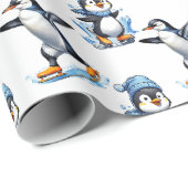Pinguine Design Geschenkpapier (Rolleneckpunkt)