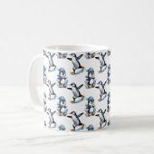 Pinguine Design Kaffeetasse (Vorderseite Links)