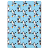 Pinguine Design Klemmbrett (Rückseite)