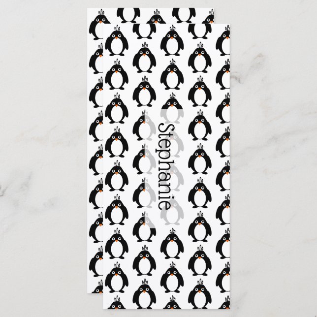 Pinguine Design Lesezeichen (Vorne/Hinten)