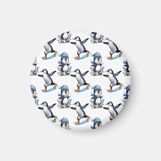 Pinguine Design Magnet (Vorne)