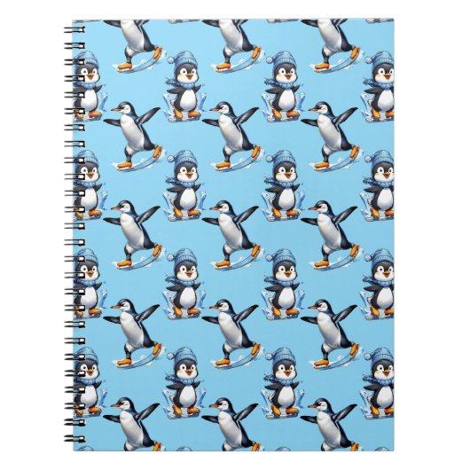 Pinguine Design Notizblock (Vorderseite)