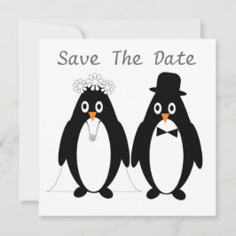 Pinguine Design Save the Date Einladung Hochzeitsf