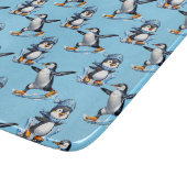 Pinguine Design Schneidebrett (Ecke)