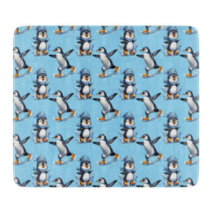 Pinguine Design Schneidebrett
