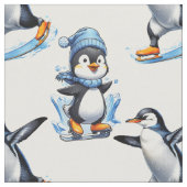 Pinguine Design Stoff (Nahaufnahme)