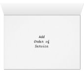 Pinguine Design Wedding Order of Service (Innenansicht Horizontal (Unten))