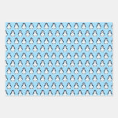 Pinguine Design Wrapping Paper Set Geschenkpapier Set (Vorderseite)