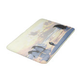 Pinguine, die auf einer Eisscholle abkühlen Badematte (Schrägansicht)