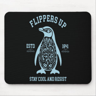 Pinguine, die aufstehen, Bleibe Cool und widersteh Mousepad