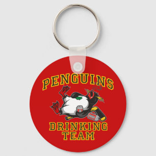 Pinguine Driking Team-Schlüsselkette Schlüsselanhänger