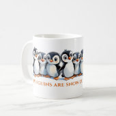 Pinguine, du bist so Niedlich, ich mag deine Gesch Kaffeetasse (Vorderseite Links)