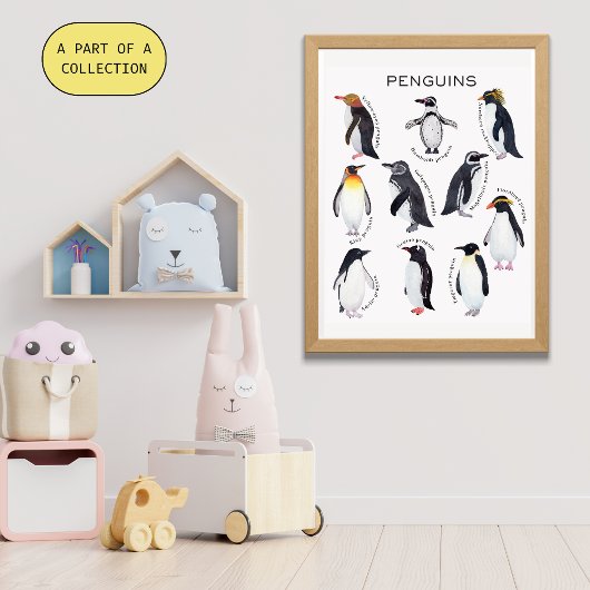 Pinguine Educational Poster