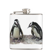 Pinguine Flachmann (Vorderseite)