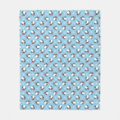Pinguine Fleecedecke (Vorderseite)