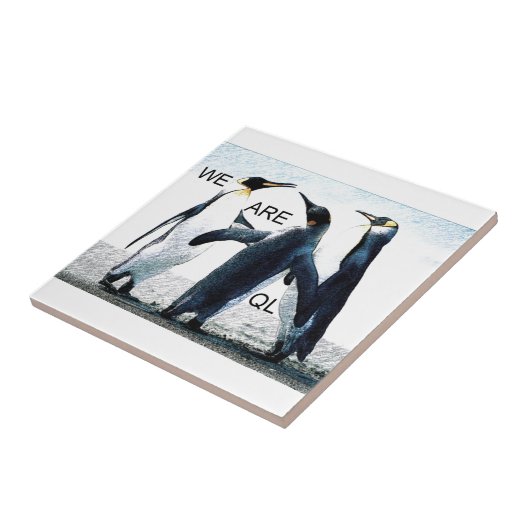 Pinguine Fliese (Seite)