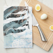 Pinguine Friends Forever Geschirrtuch (Viertel Falte)