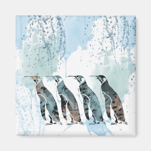 Pinguine Friends Forever Magnet (Vorne)