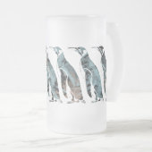 Pinguine Friends Forever Mattglas Bierglas (VorderseiteRechts)