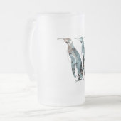 Pinguine Friends Forever Mattglas Bierglas (Vorderseite Links)