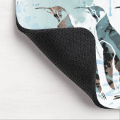 Pinguine Friends Forever Mousepad (Ecke)