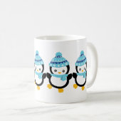Pinguine für den Winter Kaffeetasse (VorderseiteRechts)
