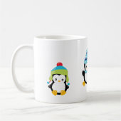 Pinguine für den Winter Kaffeetasse (Links)