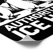 Pinguine gegen autoritäre Eishöhlen widerstehen ei Poster (Ecke)