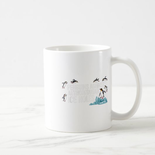 Pinguine gegen autoritäre Eislöcher Kaffeetasse (Rechts)