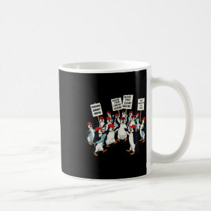 Pinguine gegen Tariff Funny Pinguin Antizoll Kaffeetasse