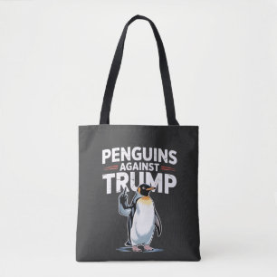 Pinguine gegen Trump Anti-Trump-Widerstandstruppen Tasche