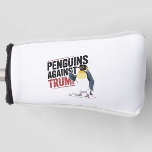 Pinguine gegen Trump gegen Trump USA Golf Headcover