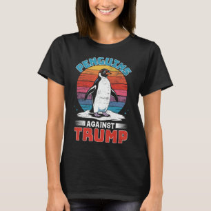 Pinguine gegen Trump Pinguin tappen gegen Tr T-Shirt