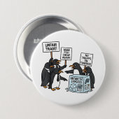 Pinguine gegen Zölle und Trump Button (Vorne & Hinten)
