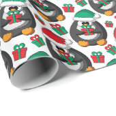 Pinguine! Geschenkpapier (Rolleneckpunkt)